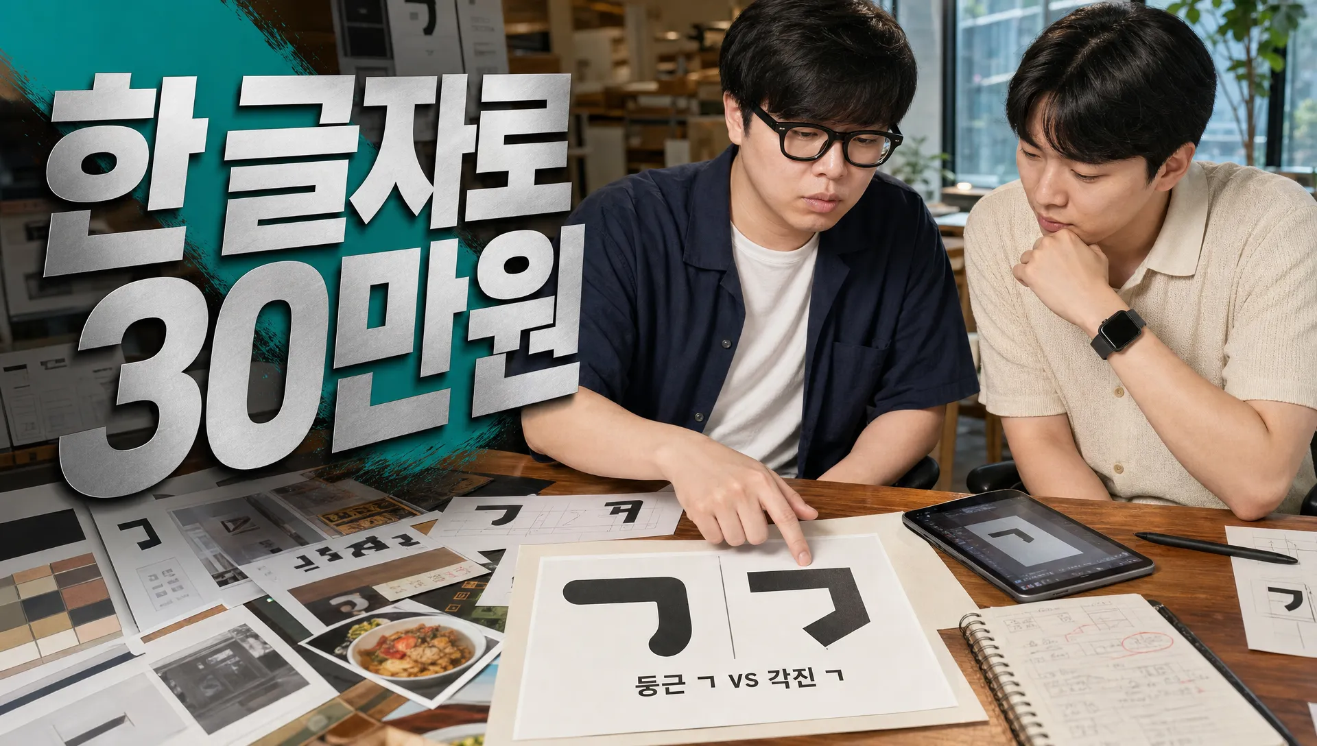 로고 제작 비용, 글씨체 하나 때문에 30만원이 100만원 되는 진짜 이유