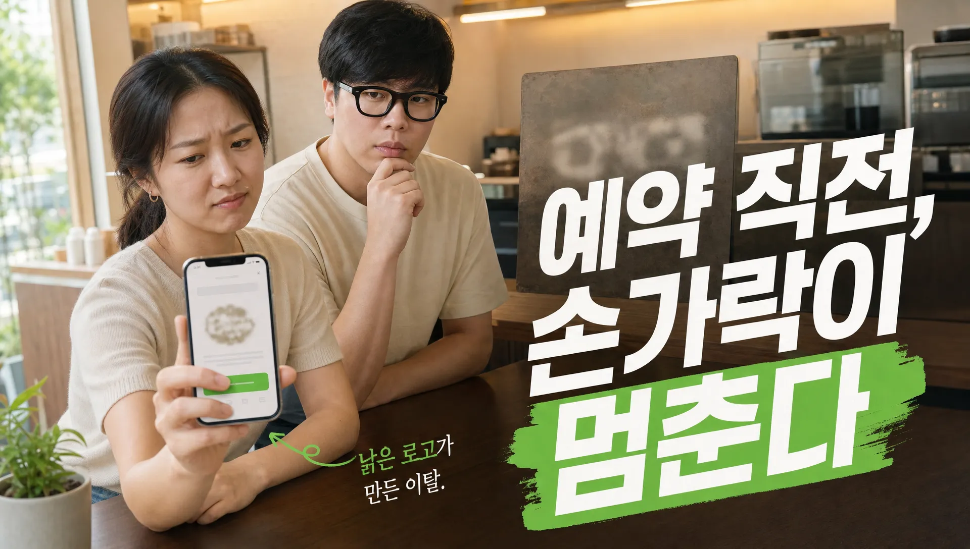 로고 하나 바꿨는데 예약이 는다 — 5년 낡은 로고를 치우니 생긴 일