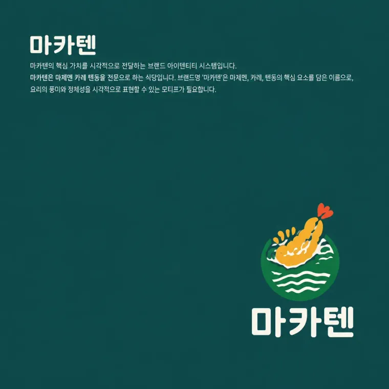 음식점·외식 로고 디자인 — 초록의 따뜻함에 담은 일본식 정통성 음식점 로고