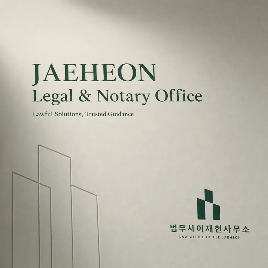 신뢰와 단정함, 법무사이재헌사무소