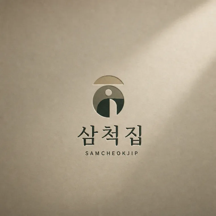 음식점·외식 로고 디자인 — 클래식한 조합형 음식점 로고