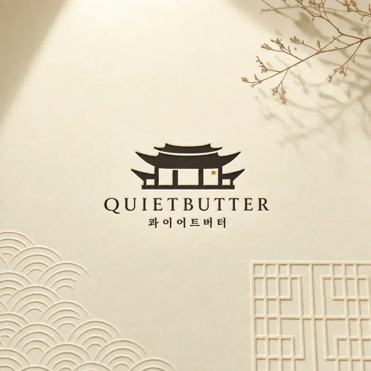 카페·베이커리 로고 디자인 — 여백의 우아함 카페 로고