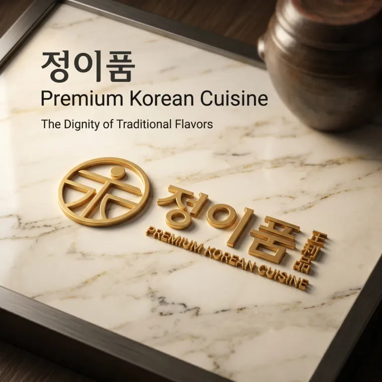그 외 로고 디자인 — 고객이 한 번 맛보면 인정하는 품격 브랜드 로고