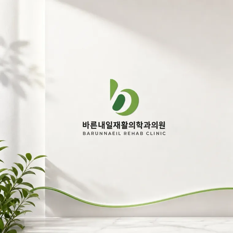 병원·의원 로고 디자인 — 재활의학과의원 기하학의 희망 병원 로고