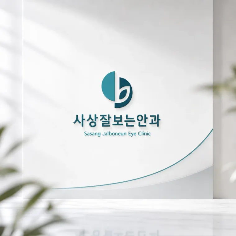 병원·의원 로고 디자인 — 정밀한 시선 병원 로고