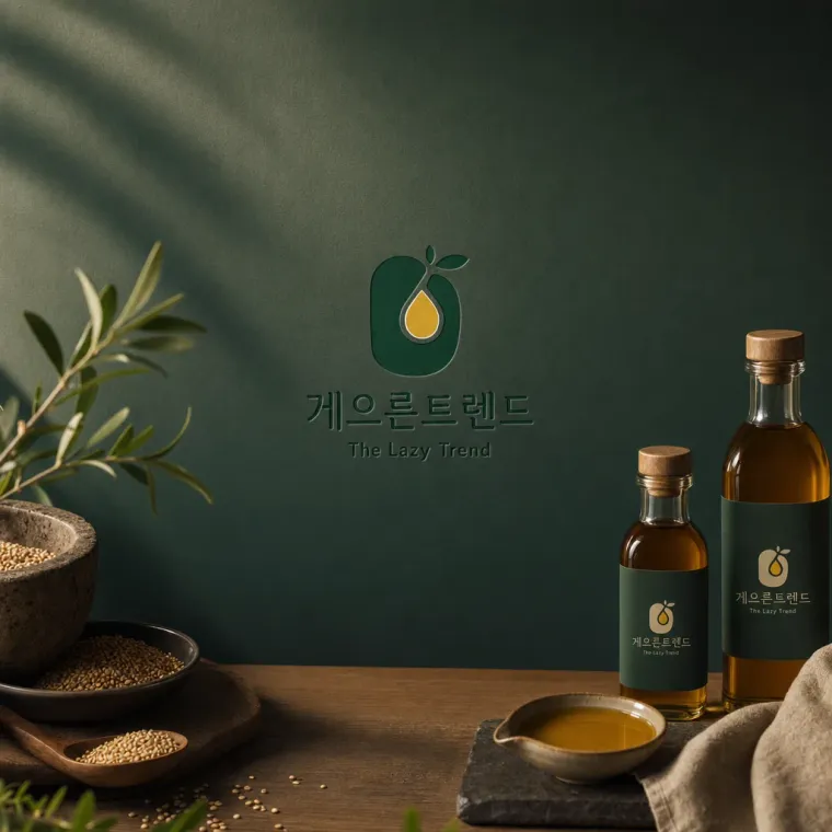 농식품·축산 로고 디자인 — 의 유려한 흐름 농식품 브랜드 로고