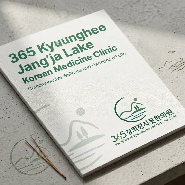 한의원·한방 로고 디자인 — 장자호수의 자연 치유력 한의원 로고