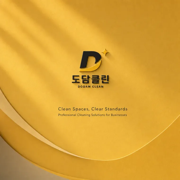 생활·서비스 로고 디자인 — 신뢰의 깨끗함을 담은 현대적 심볼 생활 서비스 브랜드 로고