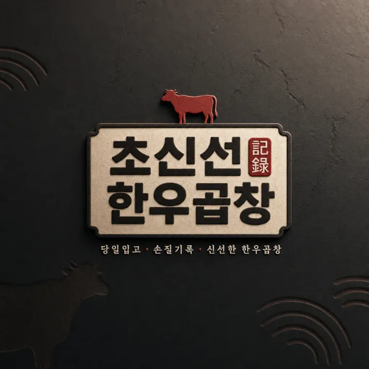 음식점·외식 로고 디자인 — 정직한 신선함 음식점 로고