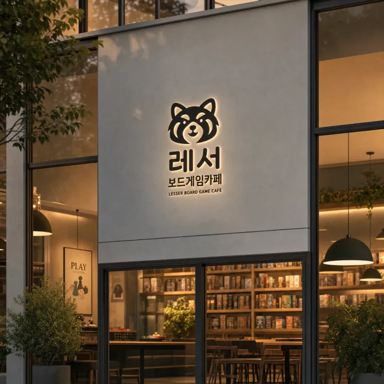 카페·베이커리 로고 디자인 — 마주 보고 소통하다 카페 로고