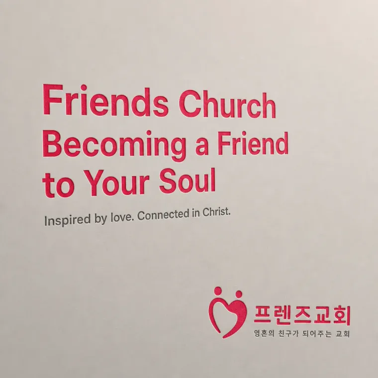 공공·단체 로고 디자인 — 영혼의 친구가 되는 따뜻한 공간 공공·단체 로고