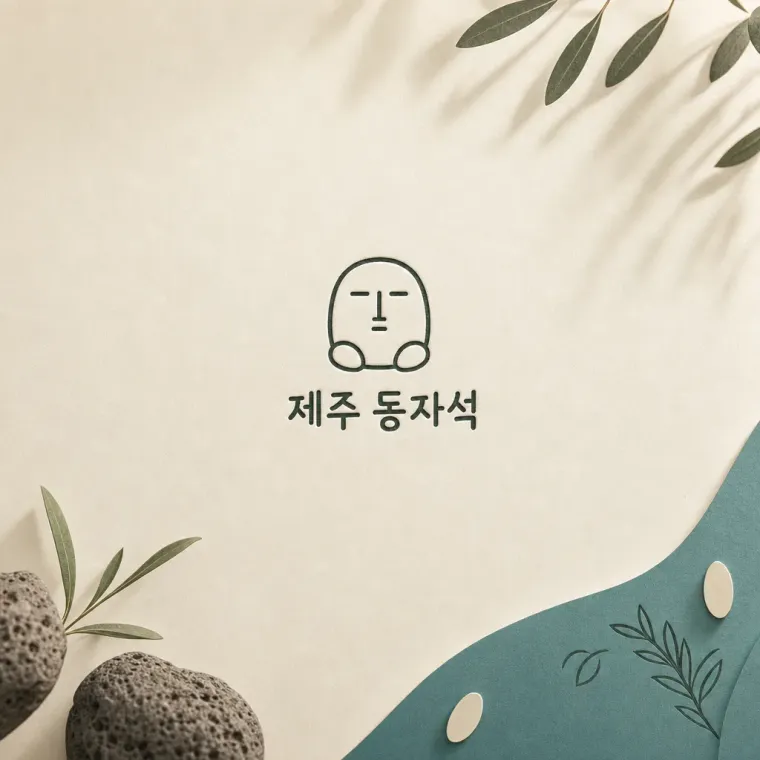 카페·베이커리 로고 디자인 — 기하학적 수호자 카페 로고