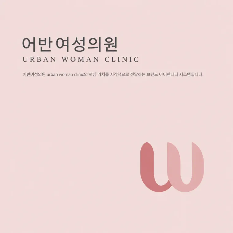병원·의원 로고 디자인 — 절제된 신뢰 기하학적 웰니스 병원 로고