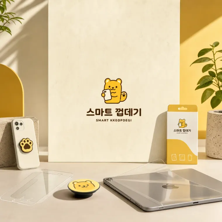 제조·유통 로고 디자인 — 부드러운 손길의 보호자 제조·유통 기업 로고