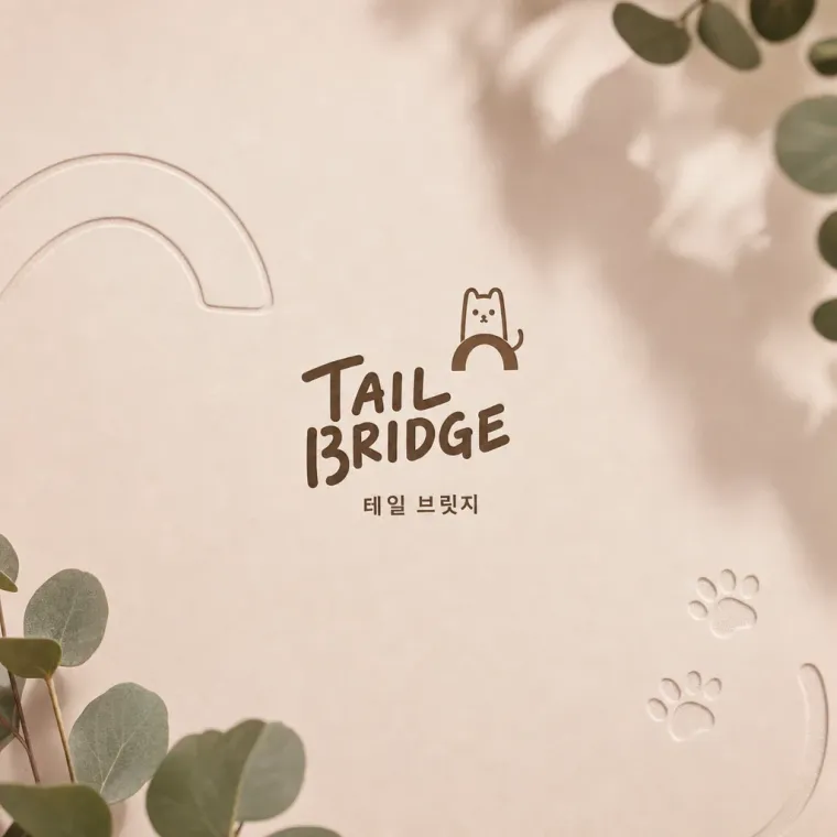 반려동물 로고 디자인 — 따뜻하고 친근한 조합형 반려동물 브랜드 로고
