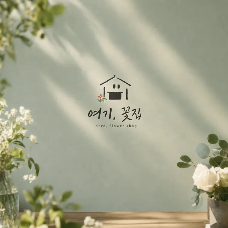 생활·서비스 로고 디자인 — 의 일상 미학 생활 서비스 브랜드 로고