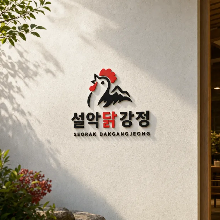 음식점·외식 로고 디자인 — 닭 캐릭터로 만드는 강렬하고 친근한 정체성 음식점 로고