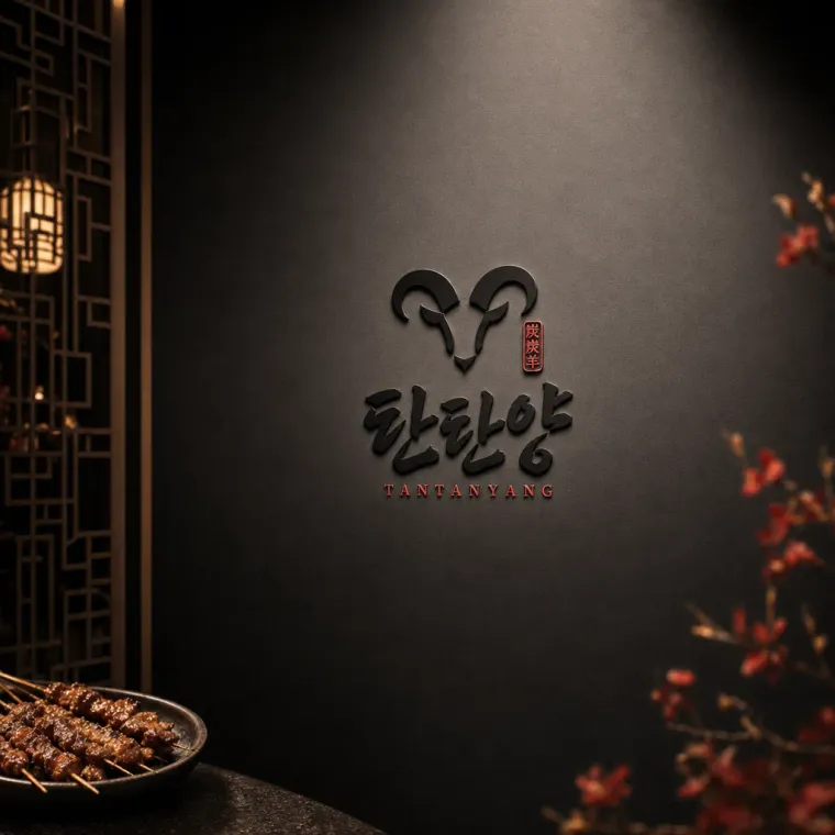 음식점·외식 로고 디자인 — 불향의 강렬함과 현대의 편안함 음식점 로고