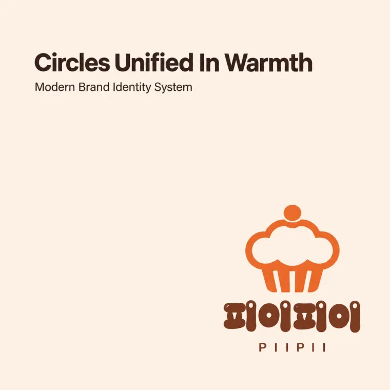 카페·베이커리 로고 디자인 — 증기의 곡선 온기의 리듬 카페 로고