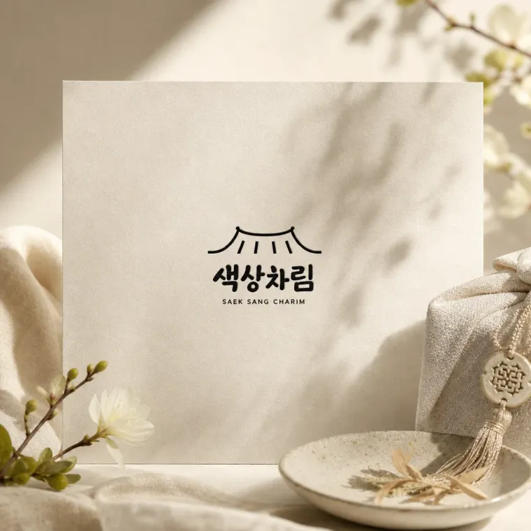 생활·서비스 로고 디자인 — 클래식한 조합형 생활 서비스 브랜드 로고