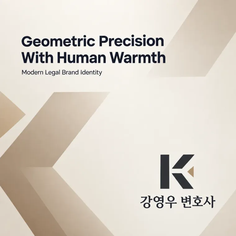 법률·세무·특허 로고 디자인 — 신뢰의 라인 법률사무소 로고