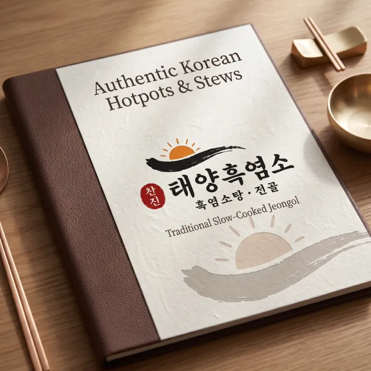 그 외 로고 디자인 — 건강한 보양식의 신뢰감 브랜드 로고
