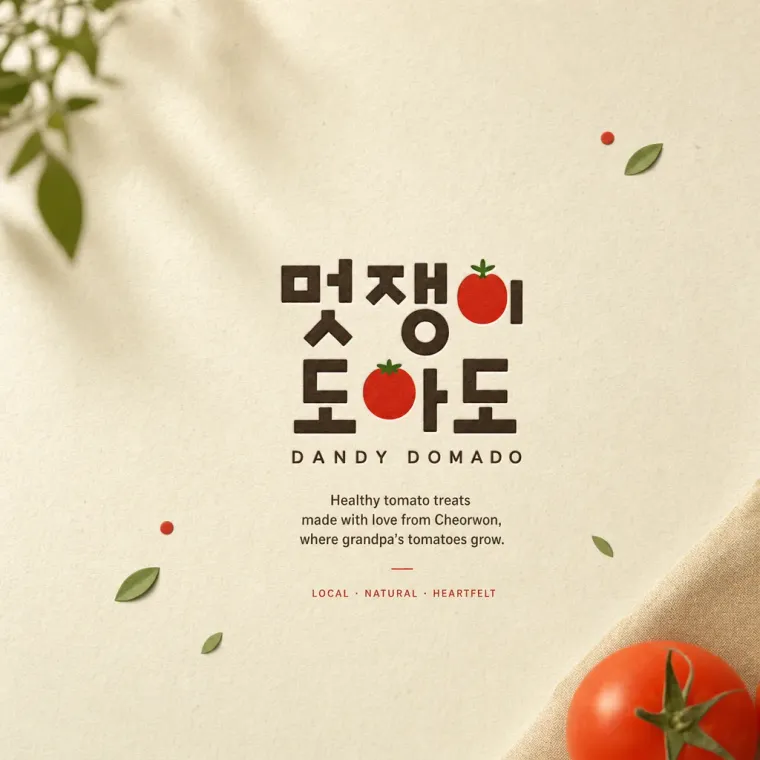 농식품·축산 로고 디자인 — 자연의 정성 현대의 신뢰 농식품 브랜드 로고