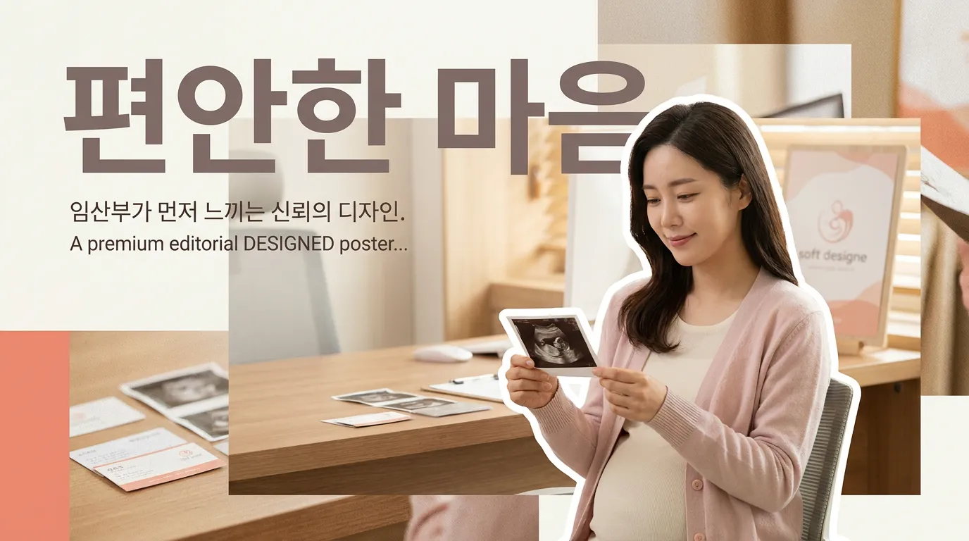 산부인과 로고 디자인, 임산부가 먼저 편안해지는 색·심볼 7가지