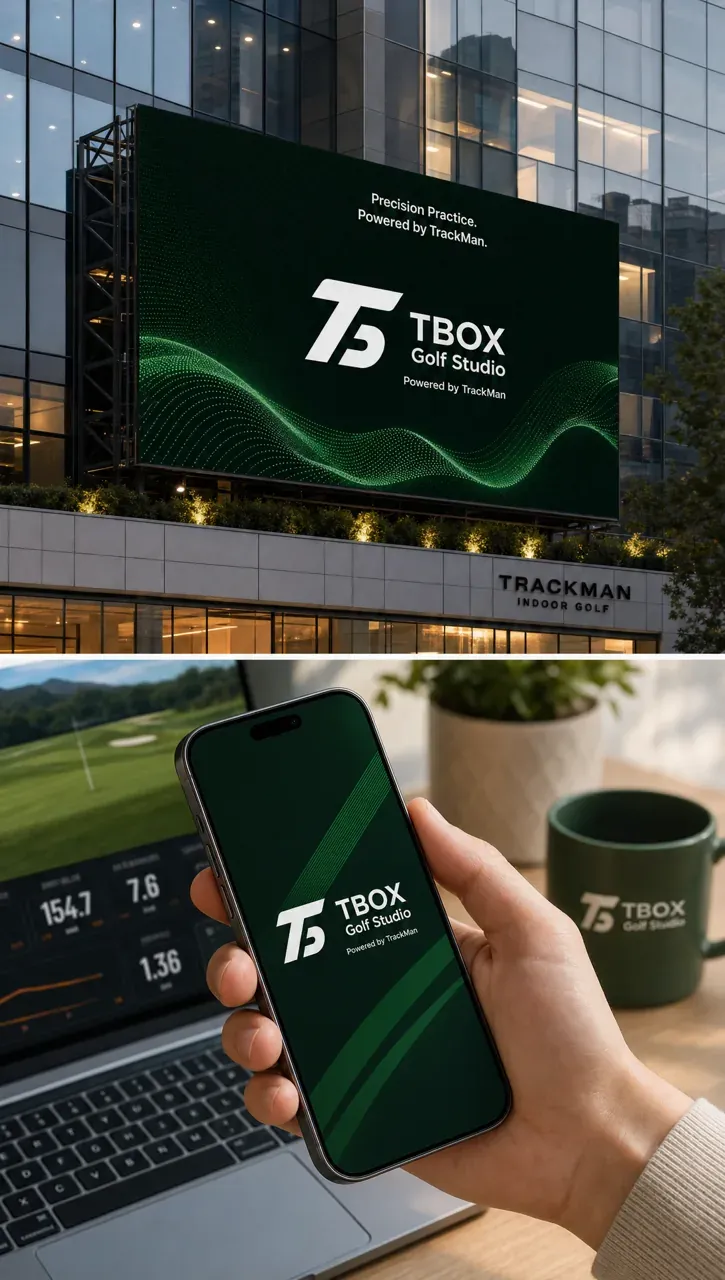 스포츠·피트니스 로고 디자인 — 기술도 친절하다 스포츠 브랜드 로고 적용 예시