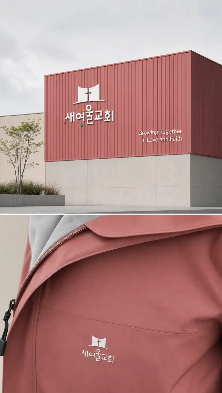공공·단체 로고 디자인 — 사랑과 믿음으로 엮어가는 공간 공공·단체 로고
