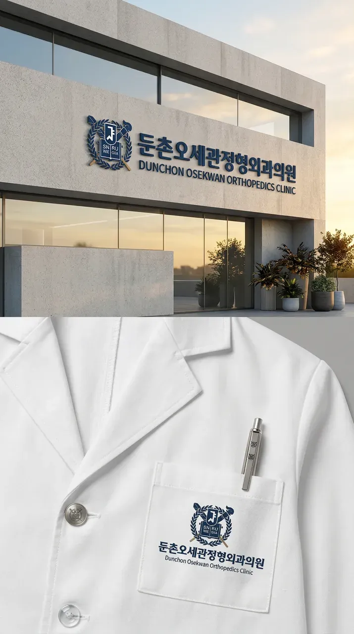 병원·의원 로고 디자인 — 따뜻하고 친근한 병원 로고