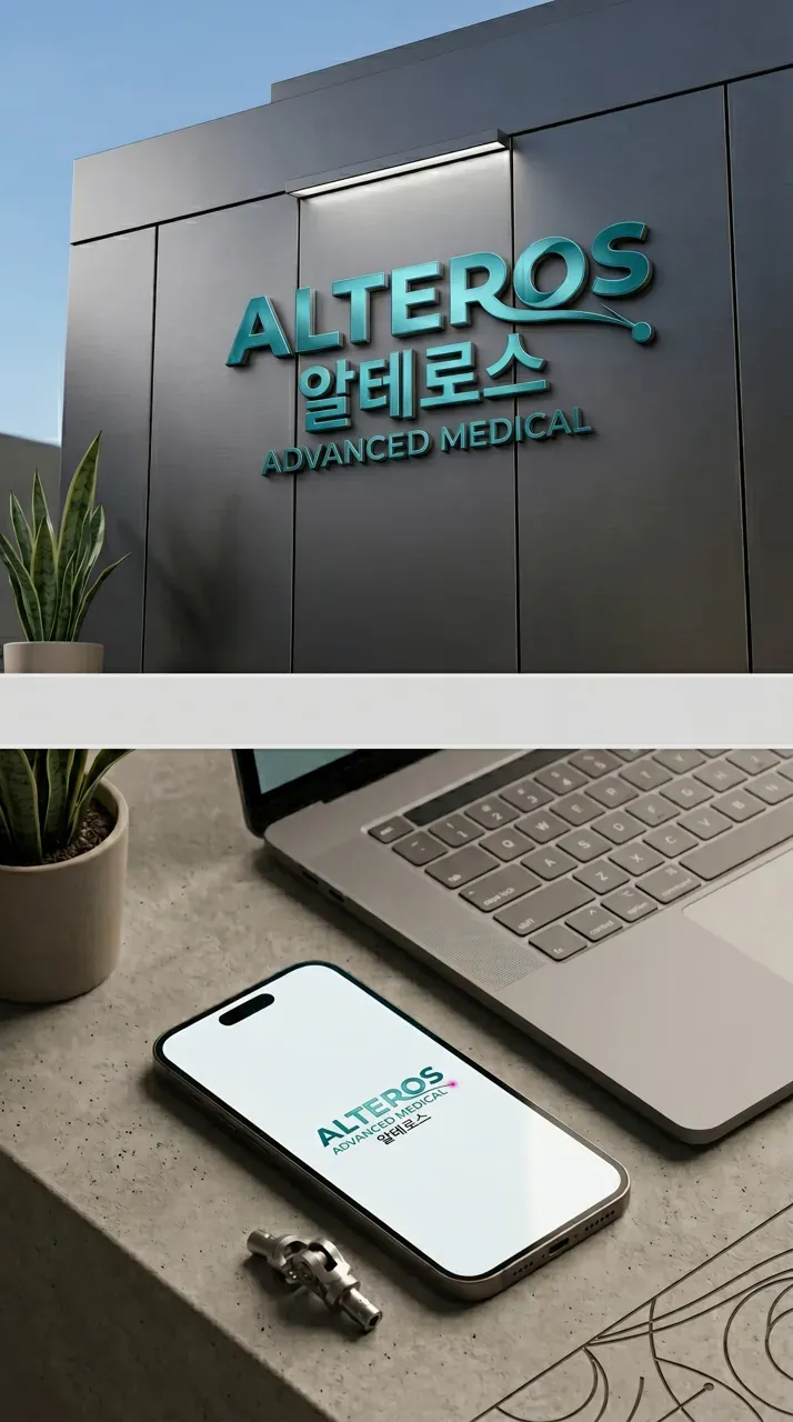 그 외 로고 디자인 — 의료진과 환자 모두가 신뢰하는 정밀수술의 새로운 대안 브랜드 로고 적용 예시