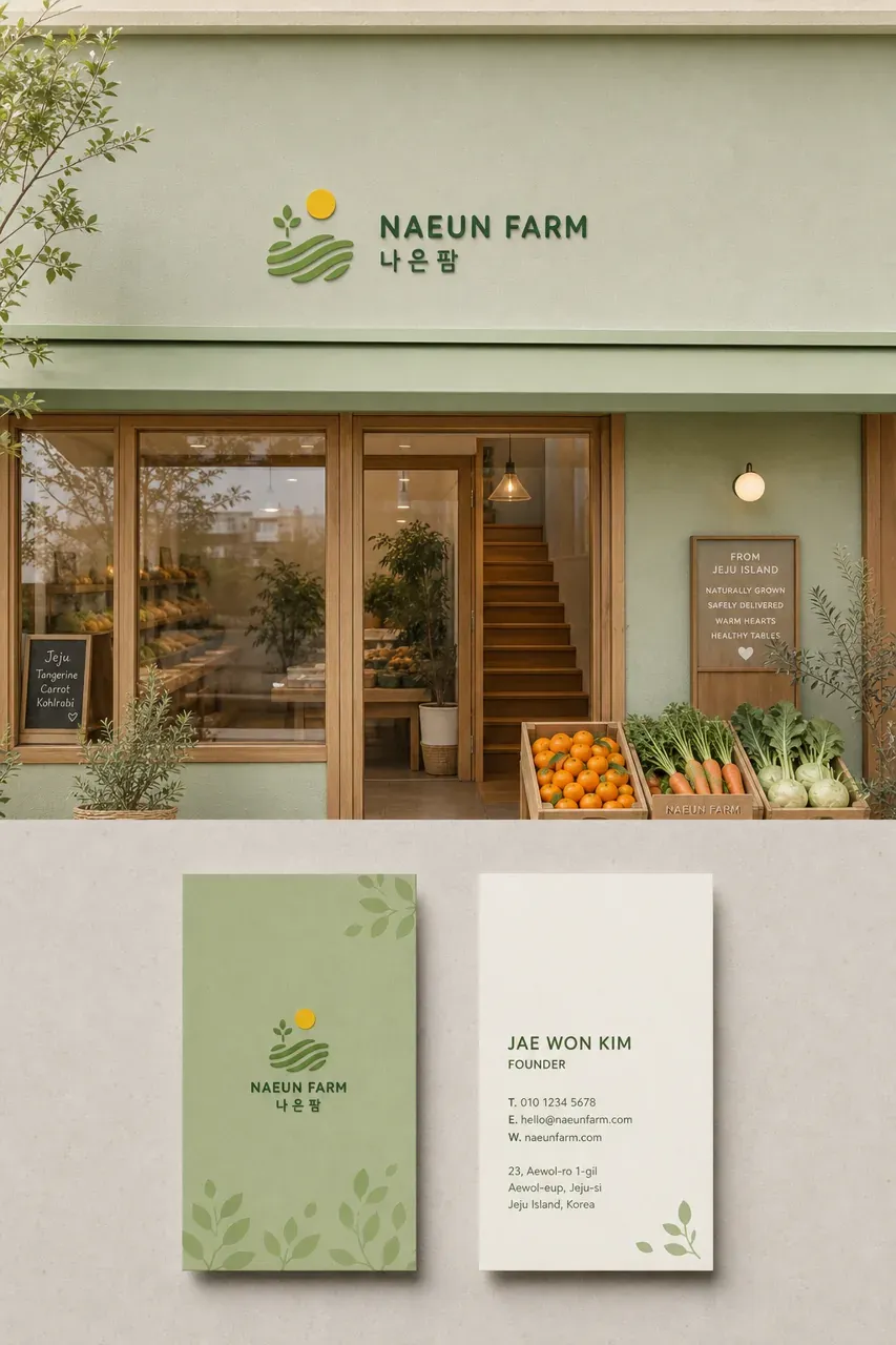 농식품·축산 로고 디자인 — 따뜻한 품질 농식품 브랜드 로고