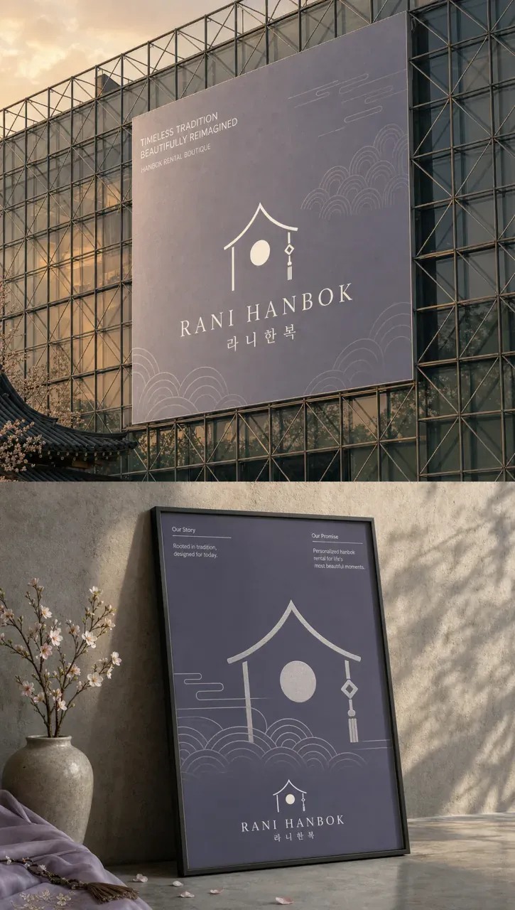 패션·의류 로고 디자인 — 전통과 현대의 조화로운 미학 패션 브랜드 로고