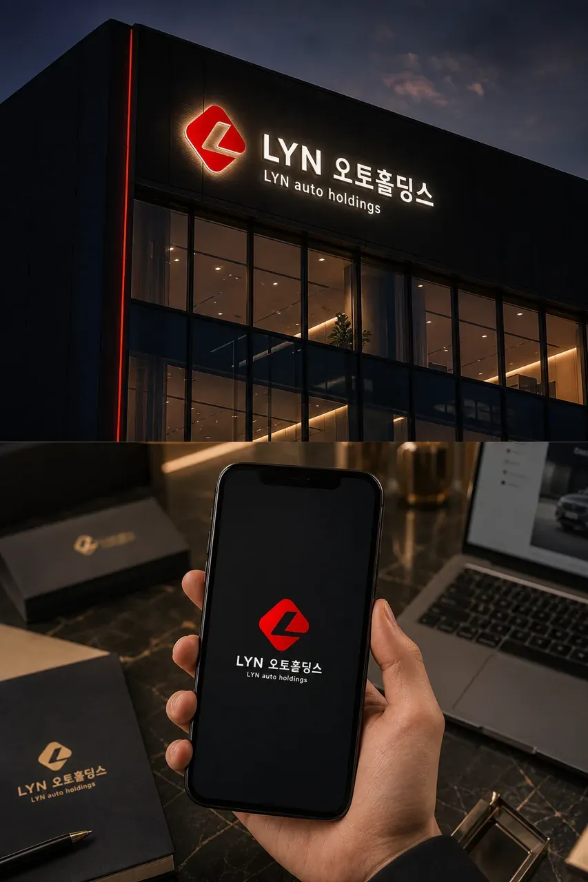 그 외 로고 디자인 — 고객이 신뢰할 수 있는 프리미엄 금융 파트너 브랜드 로고 적용 예시