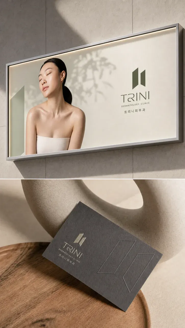 병원·의원 로고 디자인 — 모던하고 세련된 조합형 병원 로고