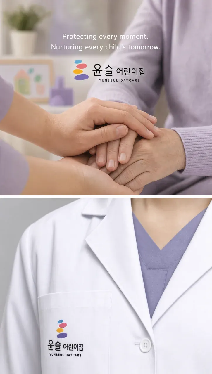 교육·학원 로고 디자인 — 맑은 빛의 성장 학원 로고
