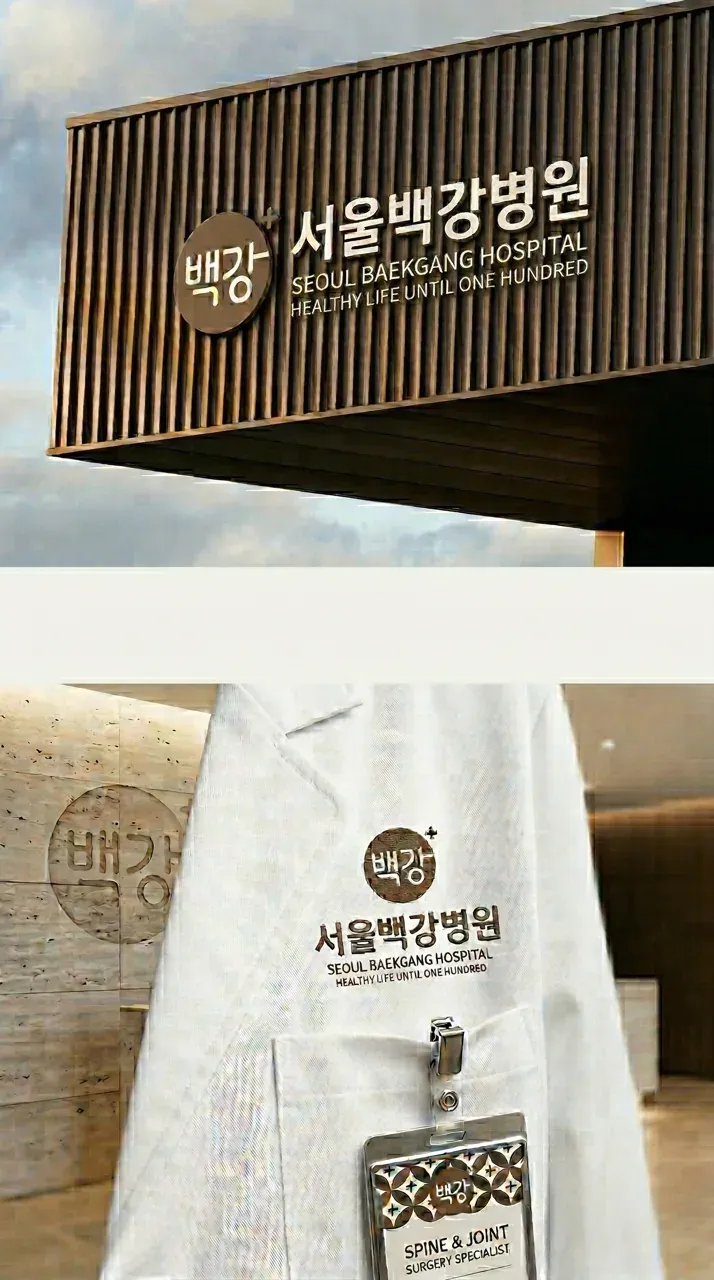 병원·의원 로고 디자인 — 백세까지 믿고 맡길 수 있는 병원 로고