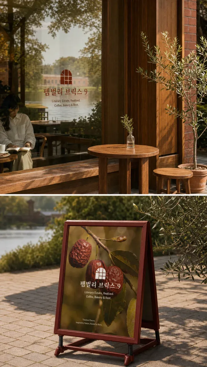 숙박·관광 로고 디자인 — 시대를 초월한 완벽한 영지의 온기 숙박·관광 브랜드 로고
