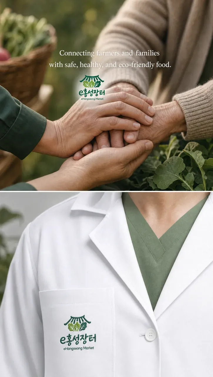 농식품·축산 로고 디자인 — | 신뢰의 순환 농식품 브랜드 로고