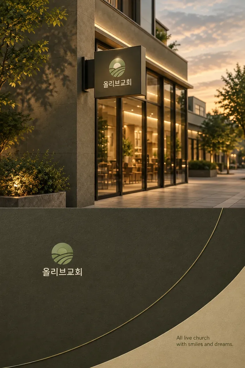 공공·단체 로고 디자인 — 생명이 피어나는 공간 공공·단체 로고 적용 예시