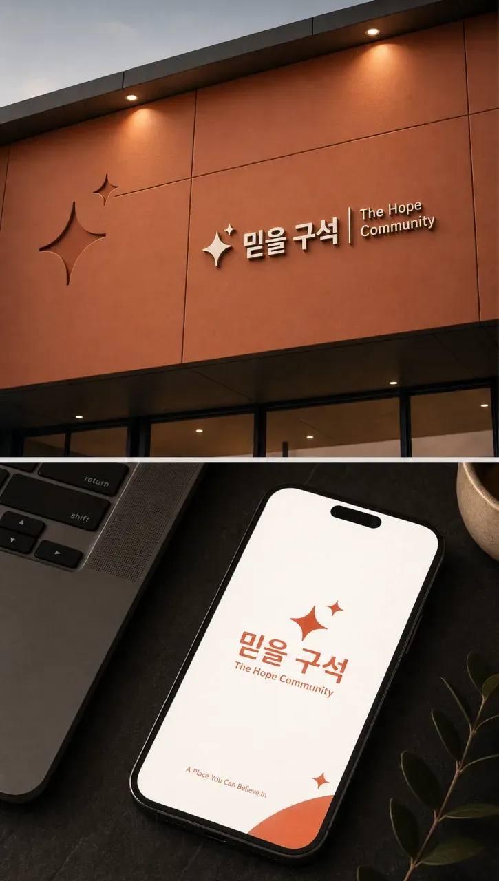 공공·단체 로고 디자인 — 일상 속 신앙의 만남 공공·단체 로고