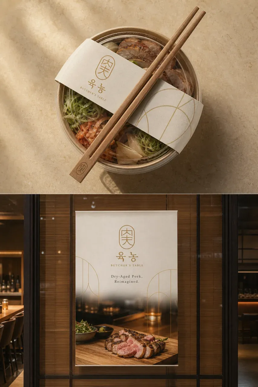 그 외 로고 디자인 — 평범한 삼겹살집이 아닌 특별한 미식 경험 브랜드 로고