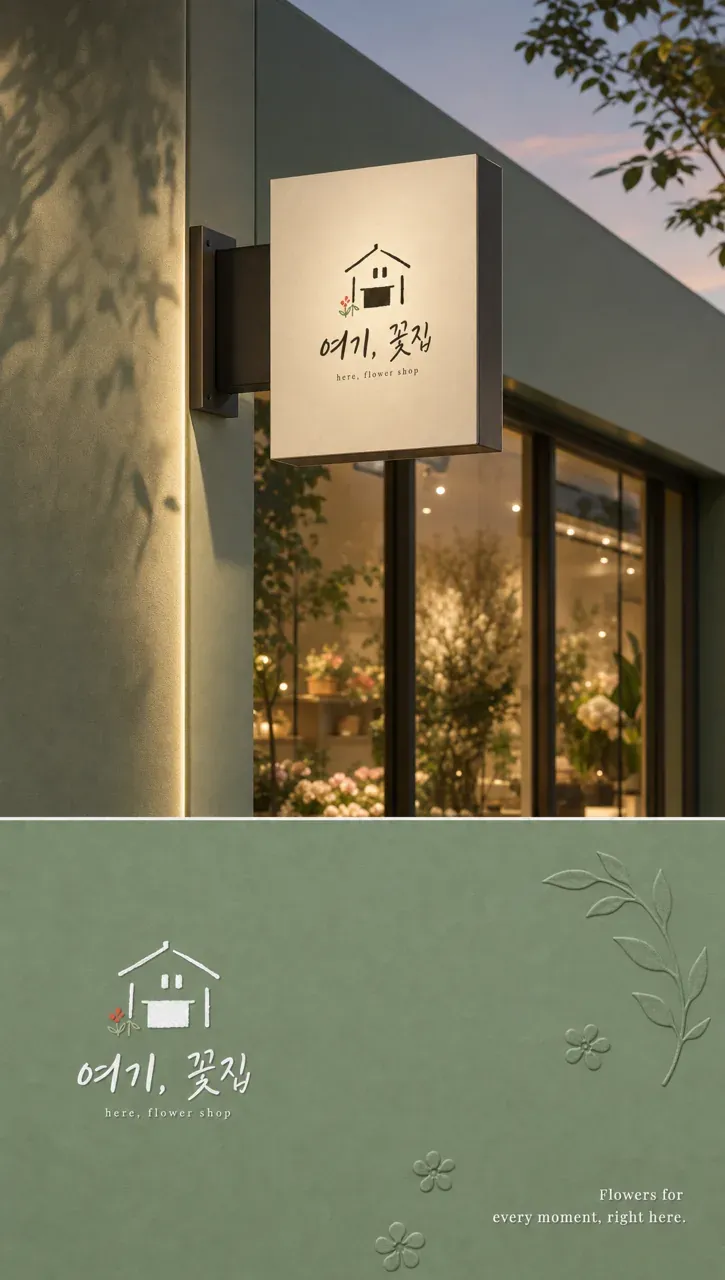 생활·서비스 로고 디자인 — 의 일상 미학 생활 서비스 브랜드 로고