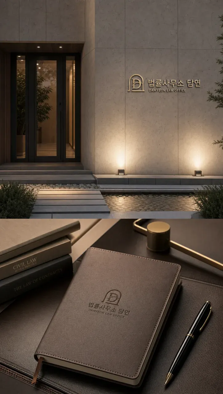 법률·세무·특허 로고 디자인 — 고요한 균형의 법률 법률사무소 로고