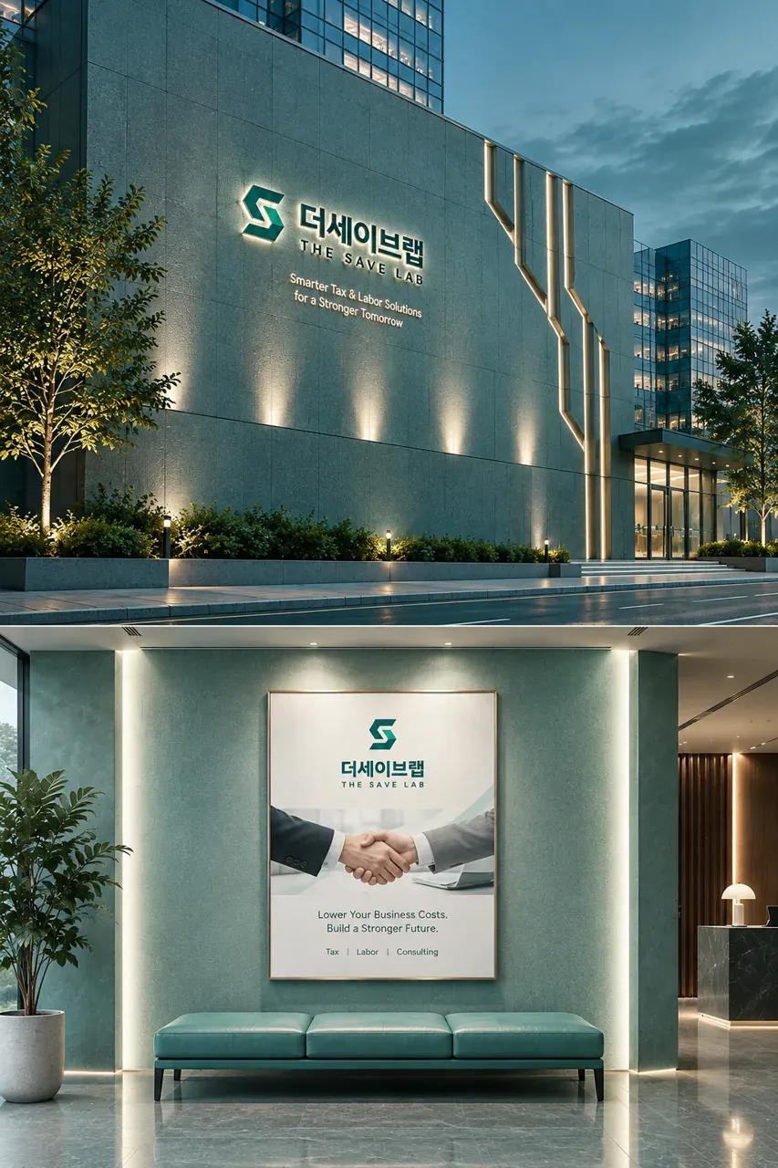 법률·세무·특허 로고 디자인 — 절감의 정밀도 법률사무소 로고