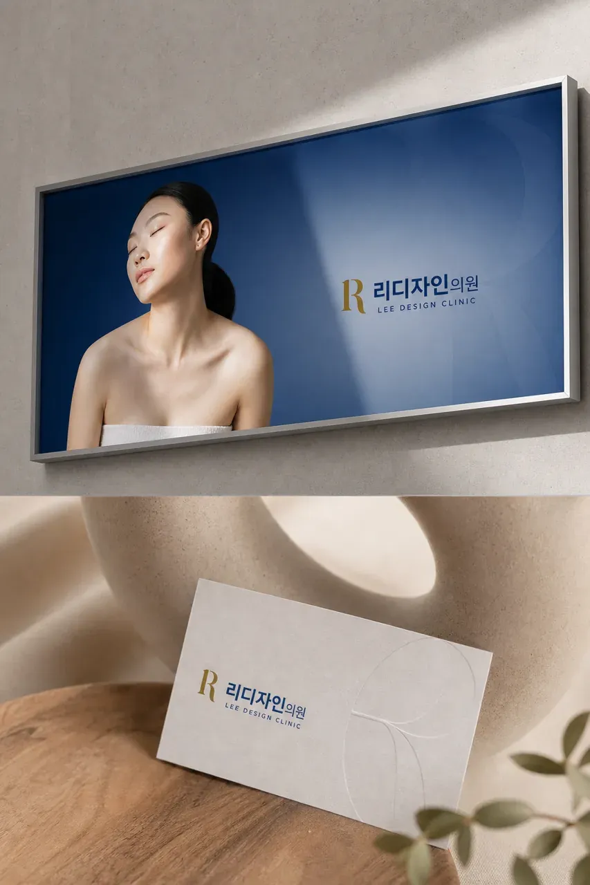 병원·의원 로고 디자인 — 고급스러운 조합형 병원 로고