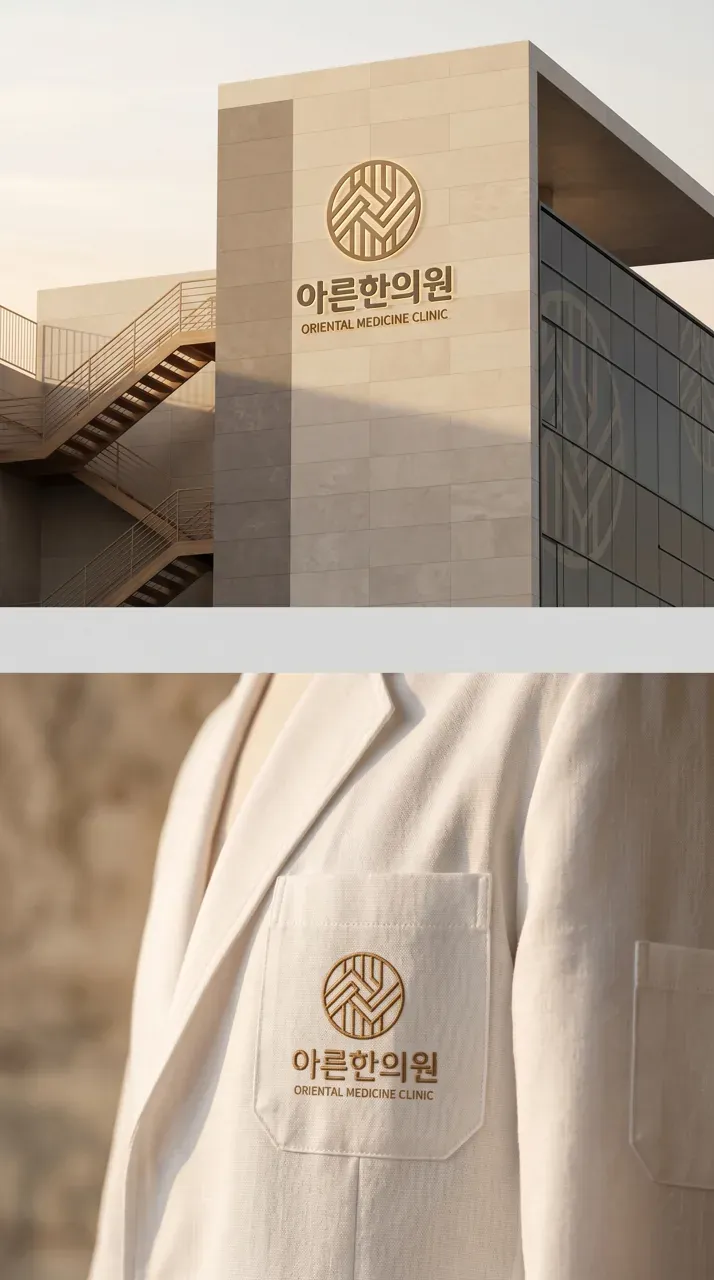 한의원·한방 로고 디자인 — 온 가족이 편안한 원 한의원 로고