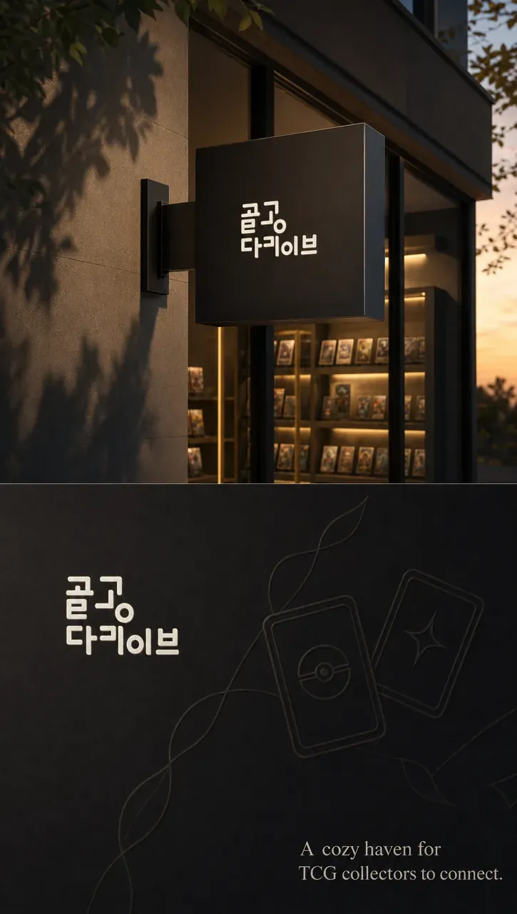 문화·예술·미디어 로고 디자인 — 기하학적 정제로 표현한 희귀성의 공간 문화·예술 브랜드 로고