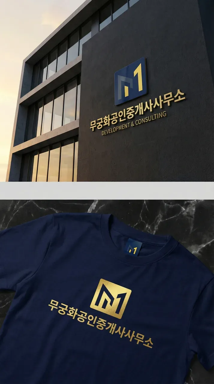 금융·부동산 로고 디자인 — 신뢰감 있는 금융·부동산 기업 로고